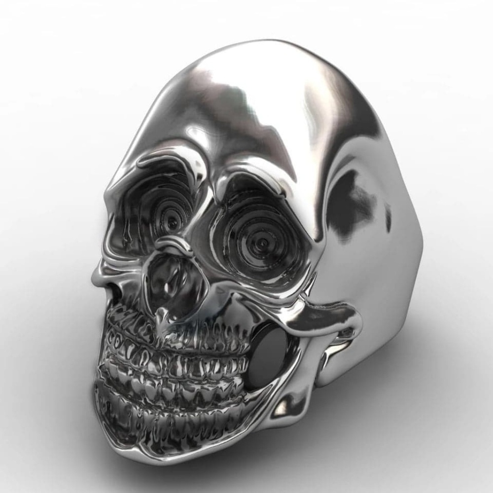 New skull ring for men size 10